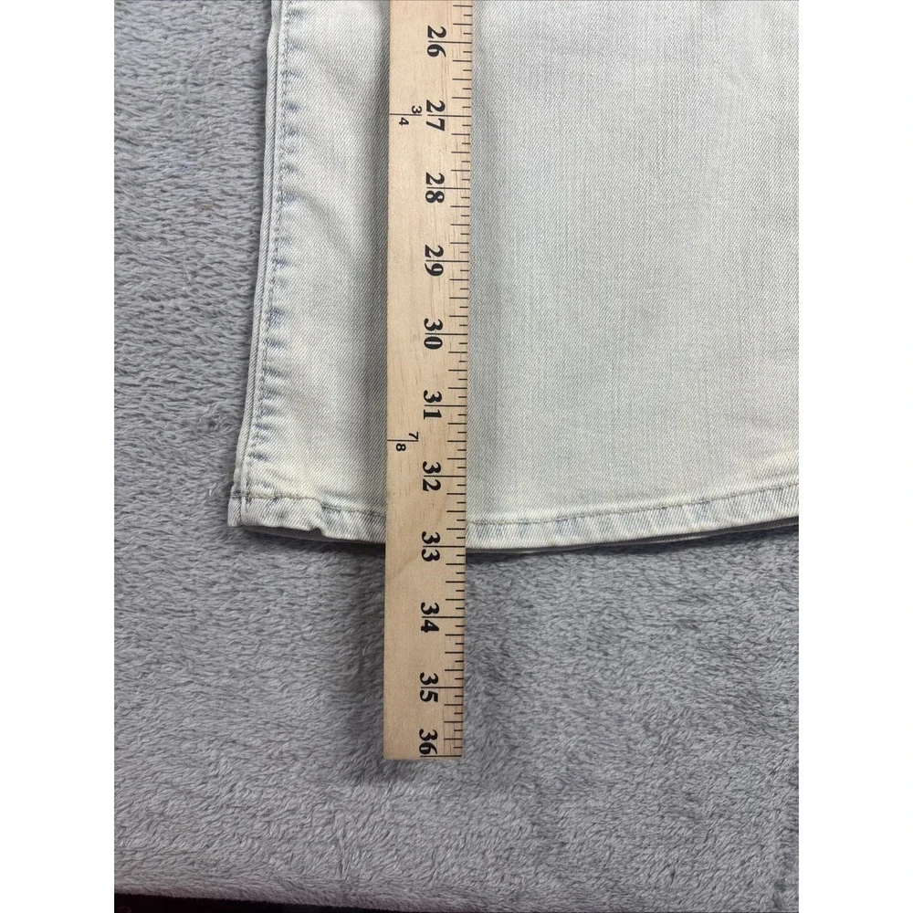 GAP Denim Girls' 70's Flare Stretch Adjustable Waist Studded Jeans Light 10 NWT